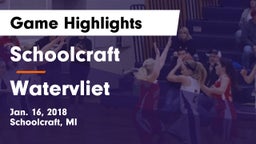 Schoolcraft vs Watervliet  Game Highlights - Jan. 16, 2018