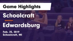Schoolcraft vs Edwardsburg Game Highlights - Feb. 25, 2019