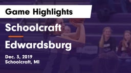 Schoolcraft vs Edwardsburg  Game Highlights - Dec. 3, 2019