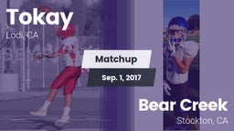 Matchup: Tokay  vs. Bear Creek  2017