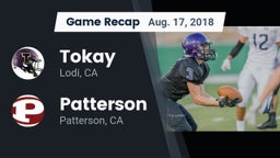 Recap: Tokay  vs. Patterson  2018