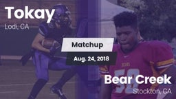 Matchup: Tokay  vs. Bear Creek  2018