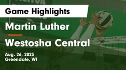 Martin Luther  vs Westosha Central  Game Highlights - Aug. 26, 2023