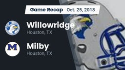 Recap: Willowridge  vs. Milby  2018