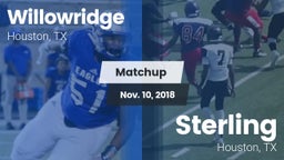 Matchup: Willowridge High vs. Sterling  2018