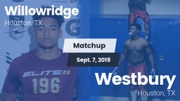 Matchup: Willowridge High vs. Westbury  2019