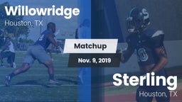 Matchup: Willowridge High vs. Sterling  2019