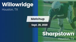 Matchup: Willowridge High vs. Sharpstown  2020