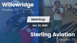 Matchup: Willowridge High vs. Sterling Aviation  2020