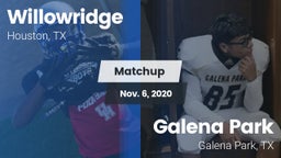 Matchup: Willowridge High vs. Galena Park  2020