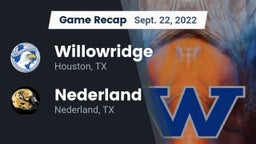 Recap: Willowridge  vs. Nederland  2022