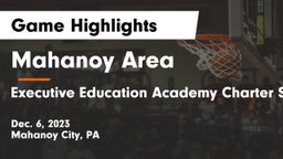Mahanoy Area  vs Executive Education Academy Charter School Game Highlights - Dec. 6, 2023