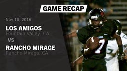 Recap: Los Amigos  vs. Rancho Mirage  2016