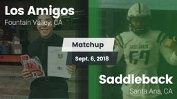 Matchup: Los Amigos High vs. Saddleback  2018