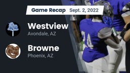 Recap: Westview  vs. Browne  2022
