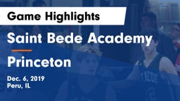 Saint Bede Academy vs Princeton Game Highlights - Dec. 6, 2019