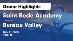 Saint Bede Academy vs Bureau Valley  Game Highlights - Jan. 31, 2020