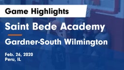 Saint Bede Academy vs Gardner-South Wilmington Game Highlights - Feb. 26, 2020