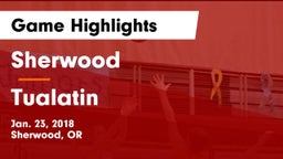 Sherwood  vs Tualatin  Game Highlights - Jan. 23, 2018