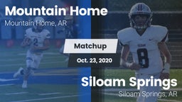 Matchup: Mountain Home High vs. Siloam Springs  2020