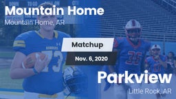 Matchup: Mountain Home High vs. Parkview  2020