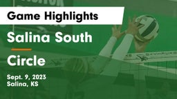 Salina South  vs Circle  Game Highlights - Sept. 9, 2023
