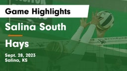 Salina South  vs Hays  Game Highlights - Sept. 28, 2023