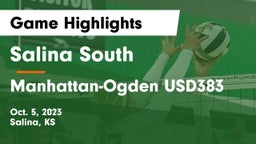 Salina South  vs Manhattan-Ogden USD383 Game Highlights - Oct. 5, 2023