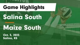 Salina South  vs Maize South  Game Highlights - Oct. 5, 2023