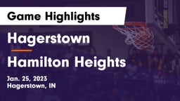 Hagerstown  vs Hamilton Heights  Game Highlights - Jan. 25, 2023