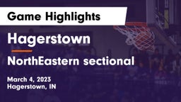 Hagerstown  vs NorthEastern sectional Game Highlights - March 4, 2023