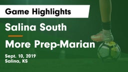 Salina South  vs More Prep-Marian  Game Highlights - Sept. 10, 2019