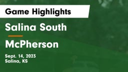 Salina South  vs McPherson  Game Highlights - Sept. 14, 2023