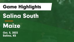 Salina South  vs Maize  Game Highlights - Oct. 5, 2023