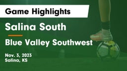 Salina South  vs Blue Valley Southwest  Game Highlights - Nov. 3, 2023