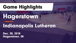 Hagerstown  vs Indianapolis Lutheran  Game Highlights - Dec. 28, 2018