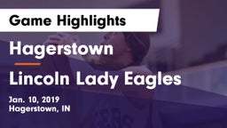Hagerstown  vs Lincoln Lady Eagles Game Highlights - Jan. 10, 2019