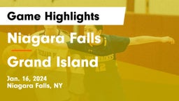 Niagara Falls  vs Grand Island  Game Highlights - Jan. 16, 2024