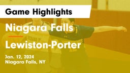 Niagara Falls  vs Lewiston-Porter  Game Highlights - Jan. 12, 2024