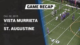 Recap: Vista Murrieta  vs. St. Augustine 2015