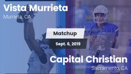 Matchup: Vista Murrieta High vs. Capital Christian  2019