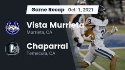 Recap: Vista Murrieta  vs. Chaparral  2021