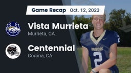 Recap: Vista Murrieta  vs. Centennial  2023