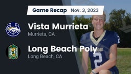 Recap: Vista Murrieta  vs. Long Beach Poly  2023