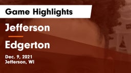 Jefferson  vs Edgerton  Game Highlights - Dec. 9, 2021