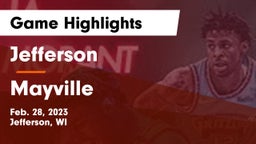 Jefferson  vs Mayville  Game Highlights - Feb. 28, 2023