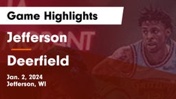 Jefferson  vs Deerfield  Game Highlights - Jan. 2, 2024