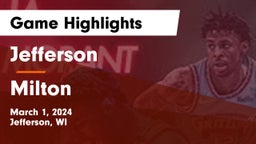 Jefferson  vs Milton  Game Highlights - March 1, 2024