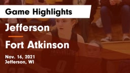 Jefferson  vs Fort Atkinson  Game Highlights - Nov. 16, 2021