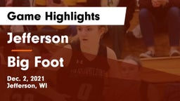 Jefferson  vs Big Foot  Game Highlights - Dec. 2, 2021